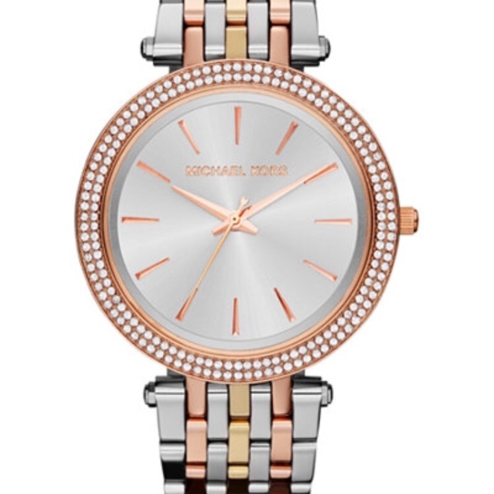 Michael Kors Tri-Tone Darcy Watch